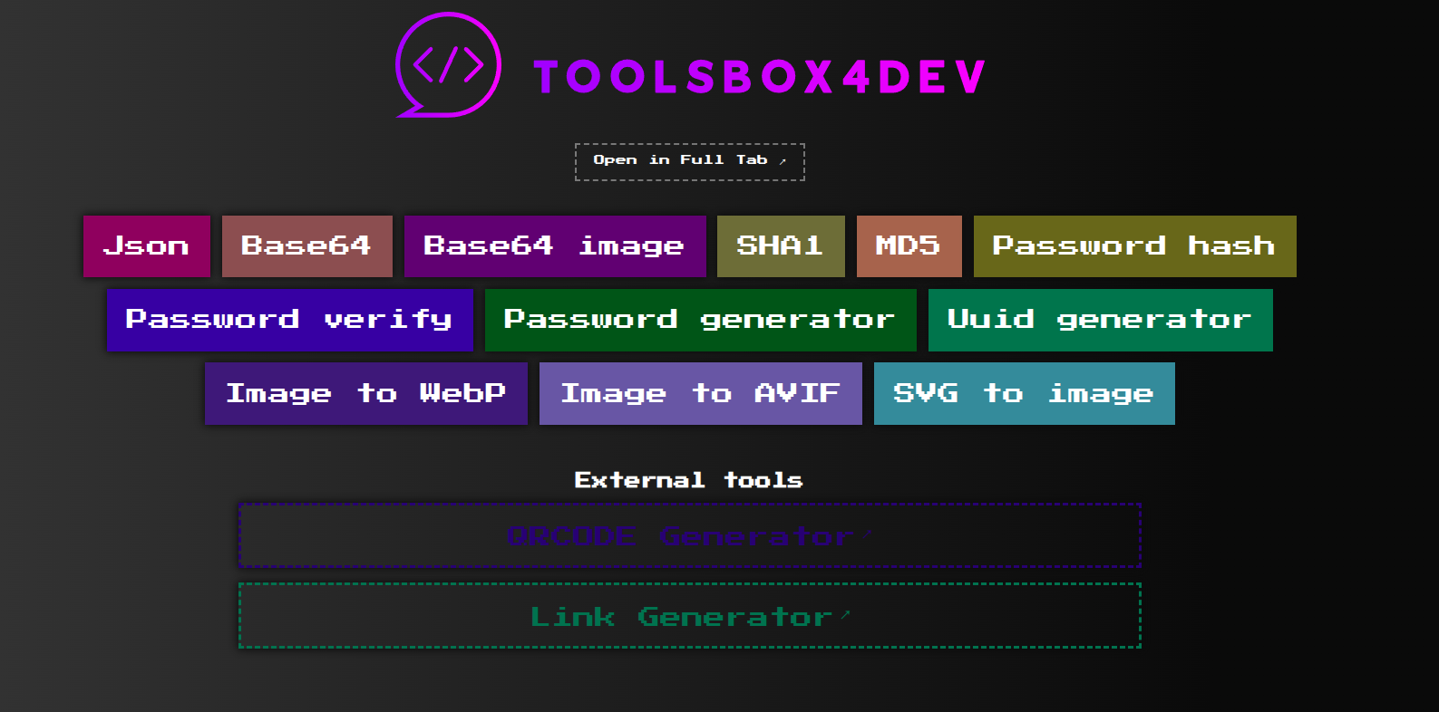 ToolsBox 4 DEV